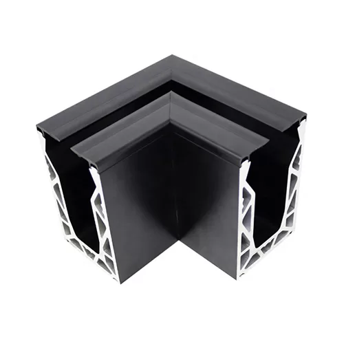 High Quality Balcony Aluminum U Channel Glass Clamp Railing / Aluminium U Channel Profile for Glass Railing